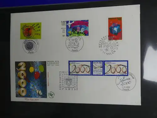 Frankreich FDCs ab 1999 besammelt über 200 Stück im Ringbinder #LY692