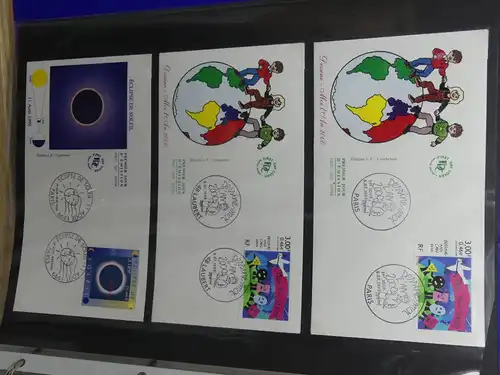 Frankreich FDCs ab 1999 besammelt über 200 Stück im Ringbinder #LY692