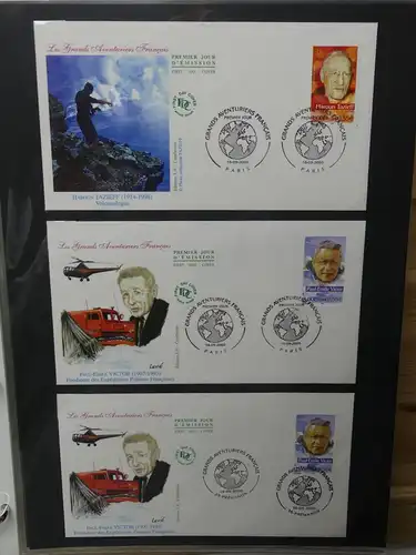 Frankreich FDCs ab 1999 besammelt über 200 Stück im Ringbinder #LY692