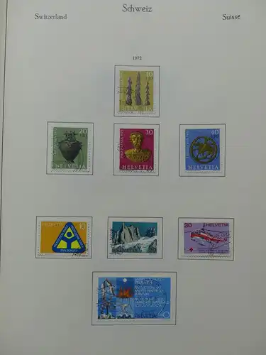 Schweiz ab 1945 gestempelt besammelt über 4T Katalog im KA-BE Binder #LY710