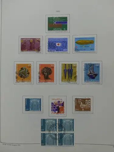 Schweiz ab 1945 gestempelt besammelt über 4T Katalog im KA-BE Binder #LY710