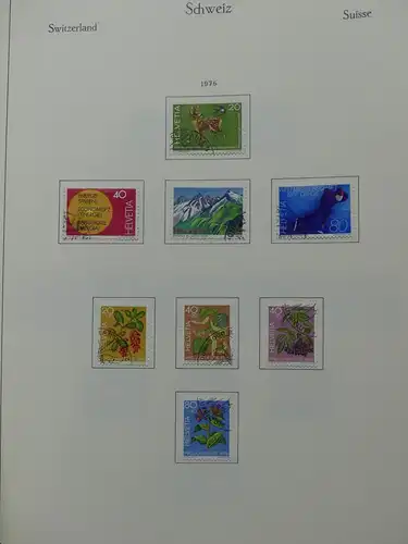 Schweiz ab 1945 gestempelt besammelt über 4T Katalog im KA-BE Binder #LY710