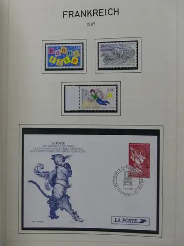 Frankreich 1993-1999 ** postfrisch auf Blankoblättern #LY739