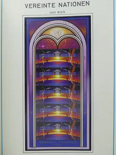 Vereinte Nationen Wien 1979-2002 ** postfrisch auf Blankoblättern #LY736