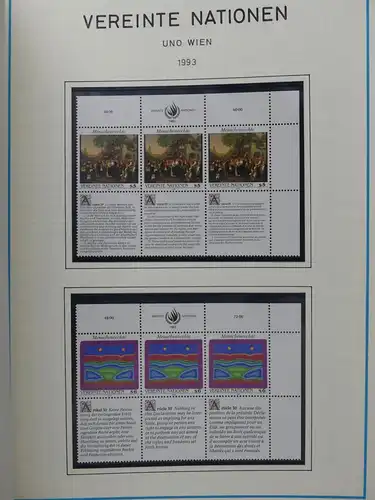 Vereinte Nationen Wien 1979-2002 ** postfrisch auf Blankoblättern #LY736