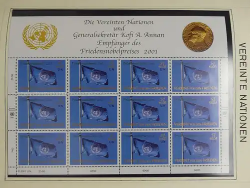 Vereinte Nationen Wien 1979-2002 ** postfrisch auf Blankoblättern #LY736