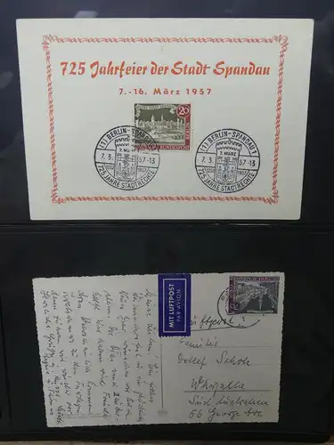 Berlin schönes Lot Briefe und Marken im Leuchtturm Binder #LY430