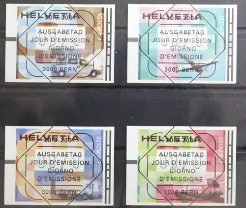 Schweiz Automatenmarken 11-14 gestempelt #UL352