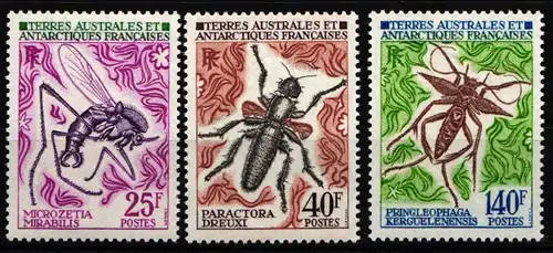 Französische Gebiete in der Antarktis (TAAF) 71-73 postfrisch #KZ879