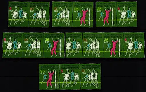 DDR W Zd 296-W Zd 301 postfrisch #KZ317