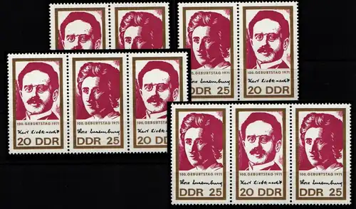 DDR W Zd 244-W Zd 247 postfrisch #KZ307