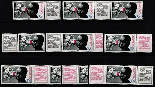 DDR W Zd 765-W Zd 772 postfrisch #KZ390