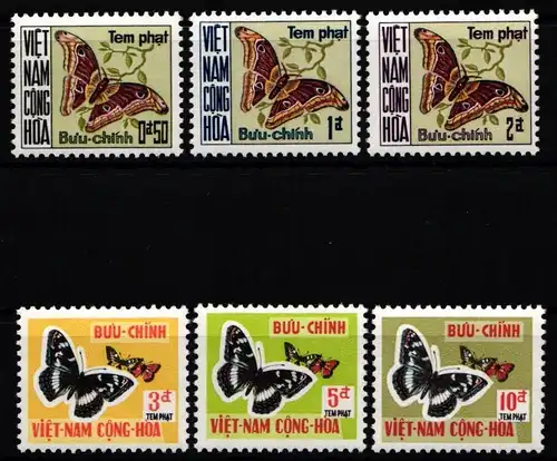 Vietnam Süd Portomarken 15-20 postfrisch #KZ216