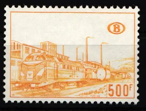 Belgien Eisenbahnpaketmarken 345 postfrisch #NA331