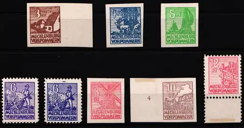 SBZ 29x-36x postfrisch #NA347