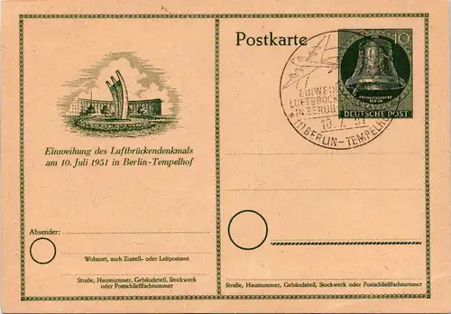 Berlin P 24 als Ganzsache mit Sonderstempel #KT686