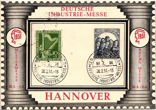 Berlin 72, 73 auf Ausstellungskarte #KT744