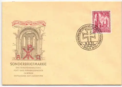 Berlin 108 als Ersttagsbrief #KT883