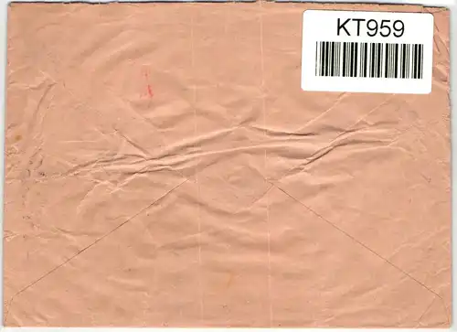 Berlin 49, 58 auf Brief als Mischfrankatur portogerecht mit Mängeln #KT959