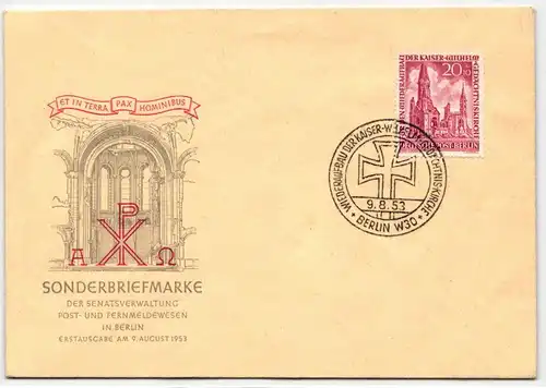 Berlin 108 als Ersttagsbrief #KW407