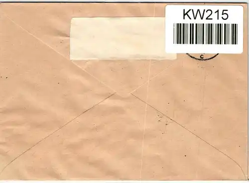 Französische Zone Württemberg 44-46 auf Brief portogerecht #KW215