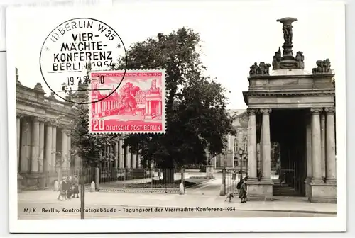 Berlin 116 auf Postkarte Maximumkarte #KW577
