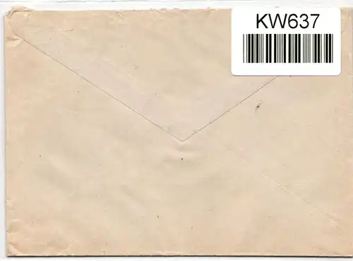 BRD Bund 305 u.a. auf Brief als Mischfrankatur portogerechtes waager.Paar #KW637