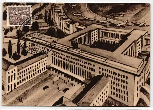 Berlin 48 auf Postkarte Maximumkarte #KY536