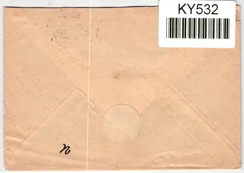 Berlin 47, 84, 90 auf Brief als Mischfrankatur portogerecht #KY532