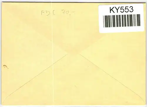 Berlin 110-111 als Ersttagsbrief #KY553