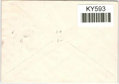 Berlin S 1 als Ersttagsbrief #KY593