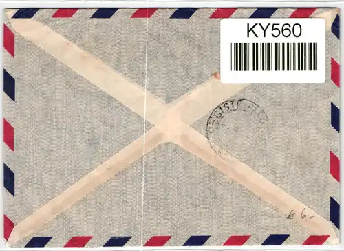 Berlin 53, 99 auf Brief als Mischfrankatur portogerecht #KY560