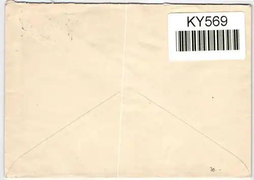 Berlin 103 auf Brief als Einzelfrankatur portogerecht #KY569