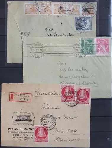 Berlin Lot bessere Briefe auf Brief alle mit Einschränkungen #KY844