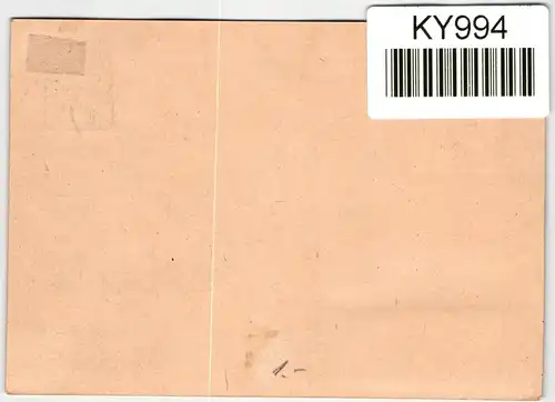 Alliierte Besetzung 947 auf Postkarte 10 fach Frankatur #KY994