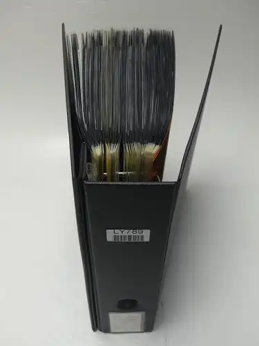 BRD Bund prall gefüllter Ordner Bedarfsbriefe im Leitz-Ordner #LY789