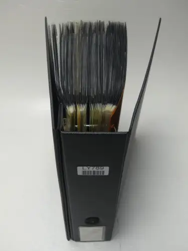 BRD Bund prall gefüllter Ordner Bedarfsbriefe im Leitz-Ordner #LY789