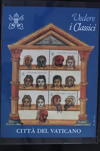 Vatikan Block 27 mit 1551-1552 postfrisch #VZ658