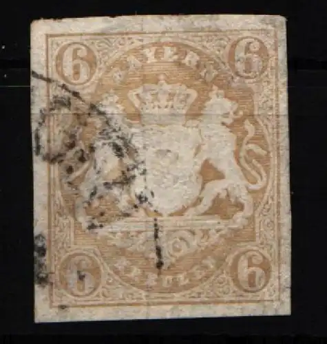 Bayern 20 gestempelt tiefst signiert Richter #KY691