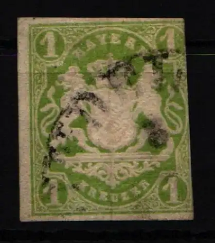 Bayern 14 gestempelt angeschnitten #KY793