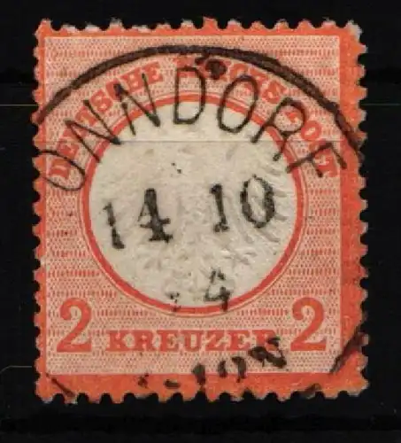 Deutsches Reich 15 gestempelt #NA093