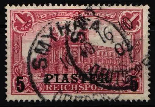 Deutsche Auslandspostämter Türkei 20 II gestempelt #NA074