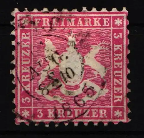 Württemberg 27 gestempelt #NA132