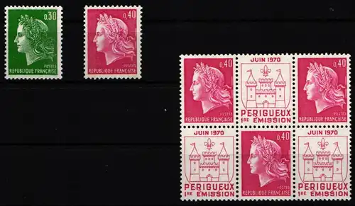 Frankreich 1649-1650 postfrisch Block mit Zierfeld #NC172
