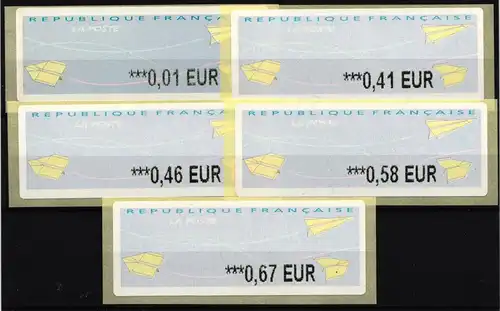 Frankreich Automatenmarken 23 y postfrisch mit Phosphor #NC152