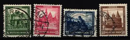 Deutsches Reich 459-462 gestempelt #NA162