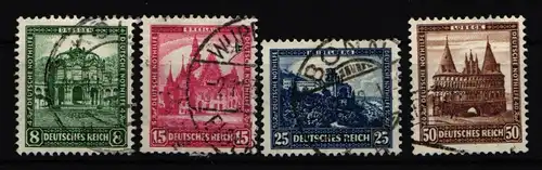 Deutsches Reich 459-462 gestempelt #NA161