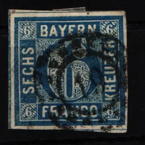 Bayern 10 gestempelt sauber geschnitten #NC240