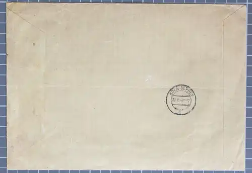 Deutsches Reich 523, 519 auf Brief Deutsche Dienstpost Böhmen Mähren #KT612