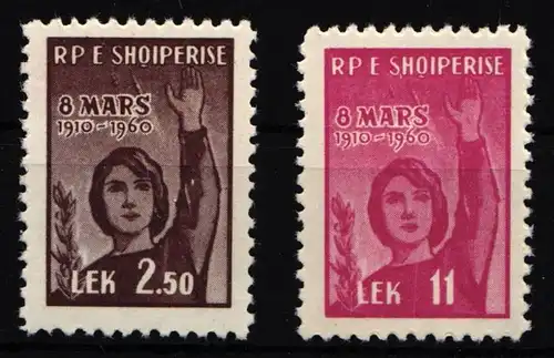 Albanien 591-592 postfrisch #KP805